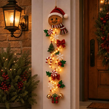 ⏳ Last Day 50% OFF – 🎄 Glowing Christmas Door Hanger | 6 Festive Lighted Designs with Warm Glow & Dimensional Details ✨