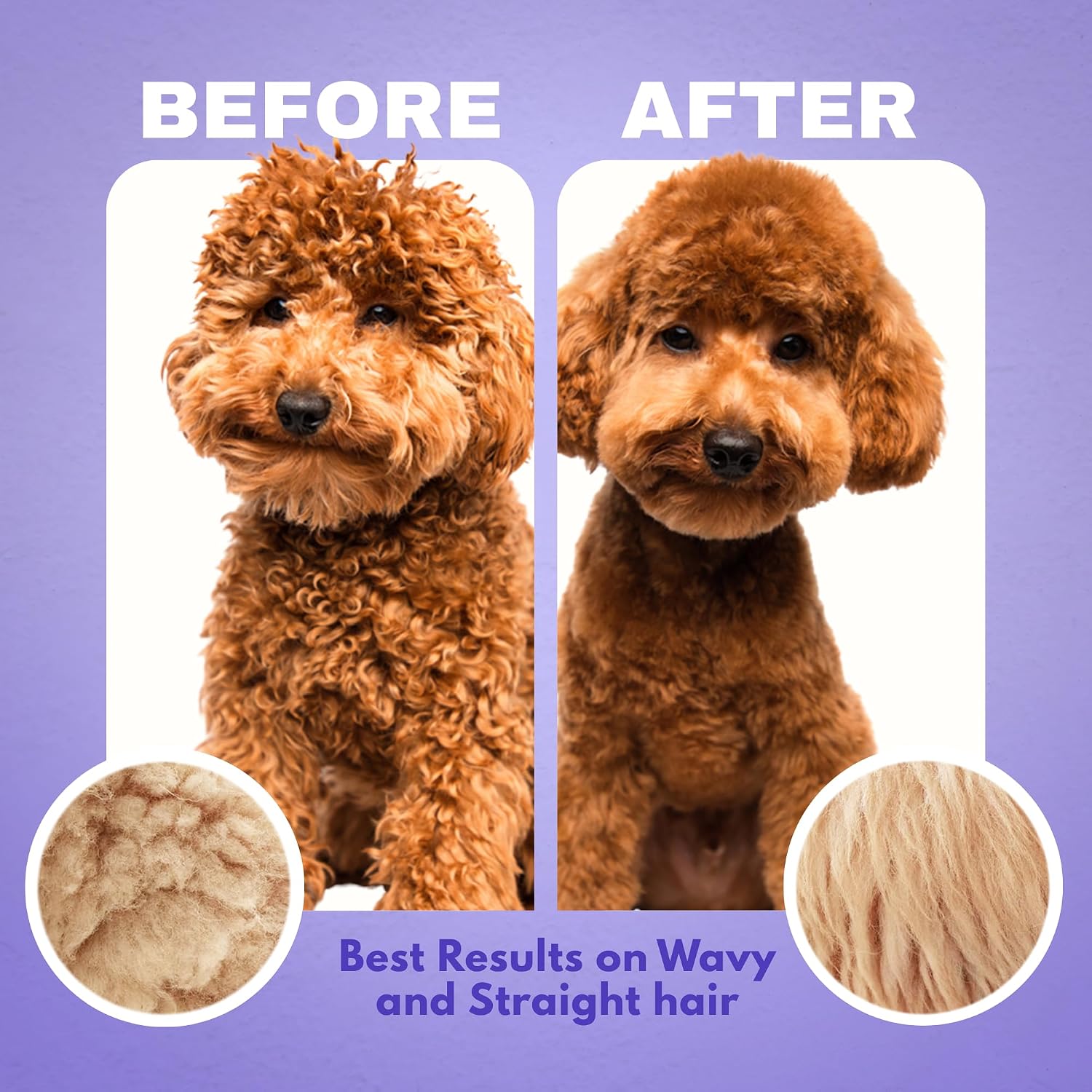 🐶50% OFF NOW! Instant Pet Detangling Hair Care Spray – Knot Remover Silky Finish Quick Dry Fur Detangler, No Rinse Grooming Spray for Dogs & Cats Long Short Hair Daily Grooming