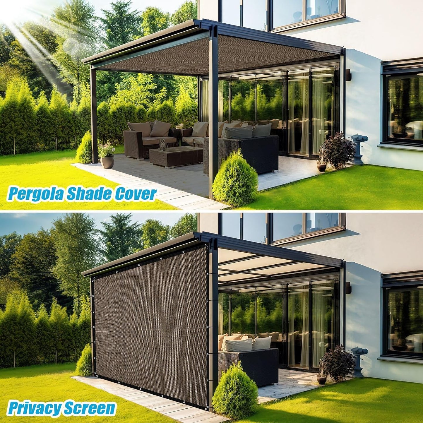 🌎Ends Today: 70% OFF!🔥Summer Hot Sale Promotion-49% OFF🌞-Outdoor courtyard shade net