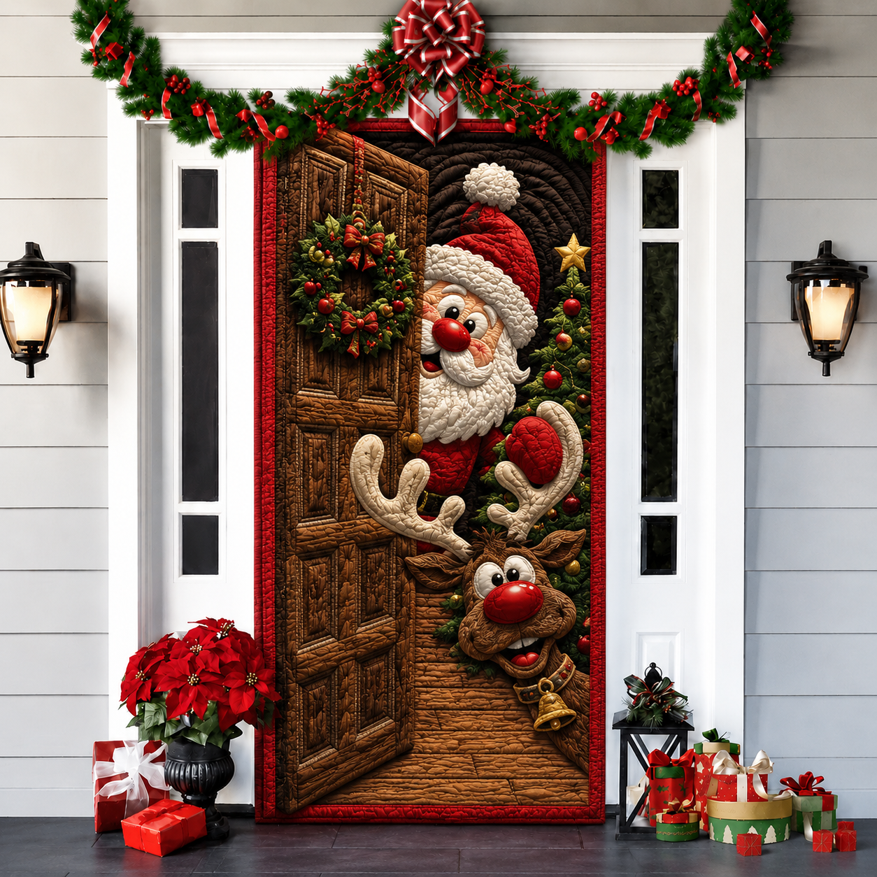 🏅Last day 50% OFF🌟2026 3D Christmas front door decoration