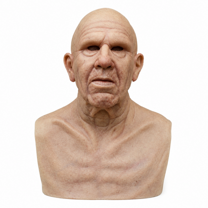 🔥2026 All New Style👻 Realistic Halloween Character Mask Headgear – Full Head & Neck Transformation