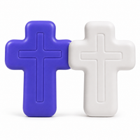 One purple and one white