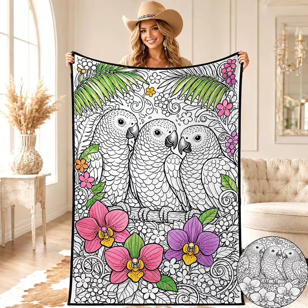 Ahlwo™ Coloring Blanket🖍️ Color It. Wash It. Repeat It! 🔄✨