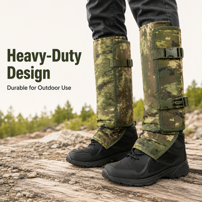 🌎Ends Today: 70% OFF!🔥Unisex Adjustable Outdoor Snake-Resistant Leg Gaiters, Abrasion-Resistant Durable Fabric Protective Gear for Hunting, Hiking