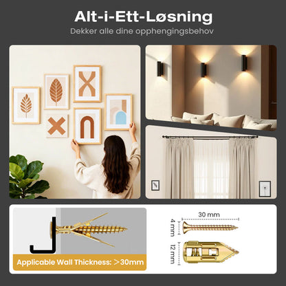 ⏰LIMITED TIME 50% OFF🛠️Over 55K+ SOLD!🔥Self-drilling anchors Screws Screws，Drill, Fix, Hold. No Extra Tools Needed🔩🏠✨