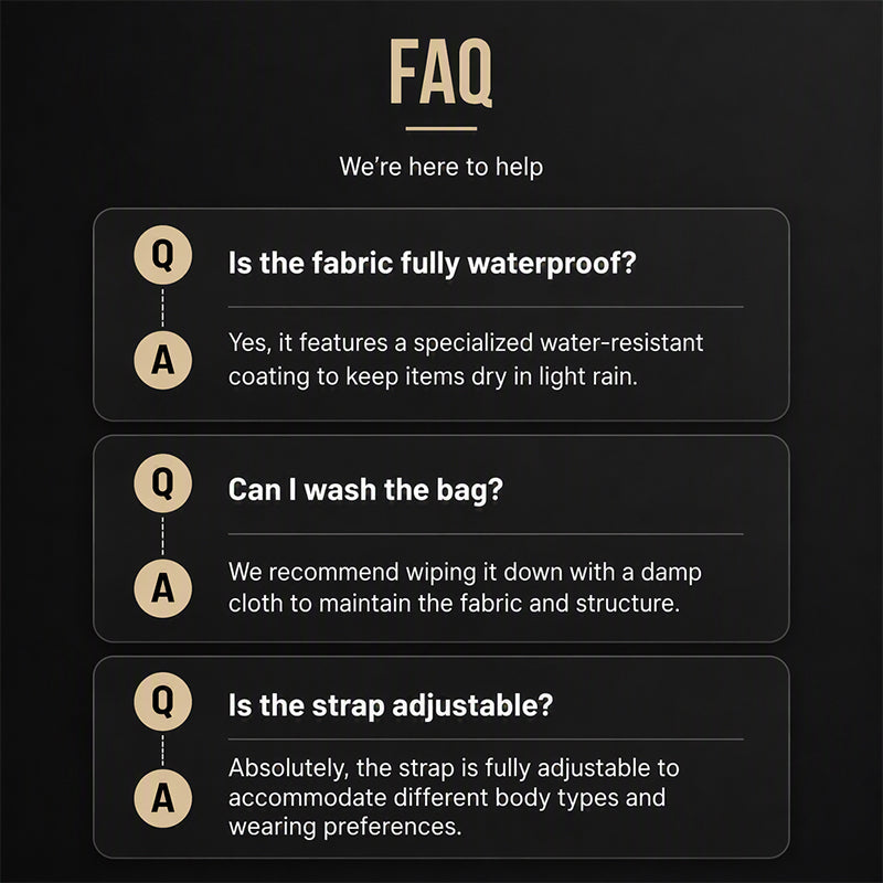 Upgraded 2.0 Travel Sling Bag | Anti-Theft, 500D Nylon, RFID Protection — Limited Time 50% Off