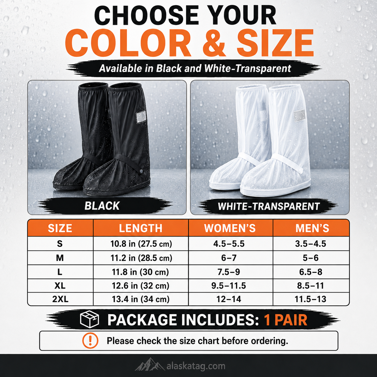 ✈️Last Day 50% OFF✨🌧️ Reusable Waterproof Boot Covers for Rain, Mud & Snow