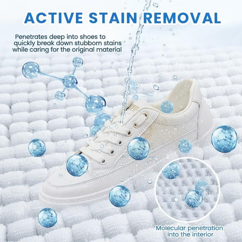 ✈️Last Day 50% OFF✨👟White Shoe Cleaner Cream | Multipurpose No-Wash Solid Comes with Sponge