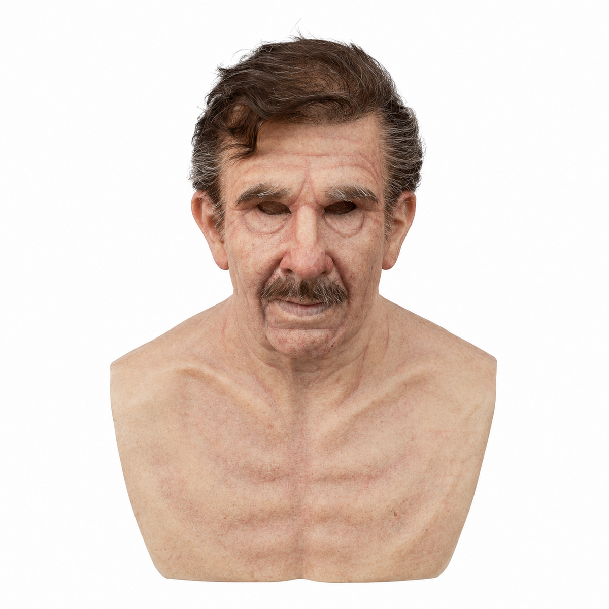 🔥2026 All New Style👻 Realistic Halloween Character Mask Headgear – Full Head & Neck Transformation