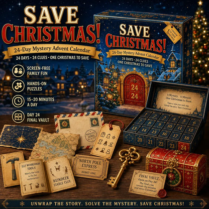✈️Last Day 50% OFF✨24 Days. 24 Clues. One Mystery to Solve. 🕵️