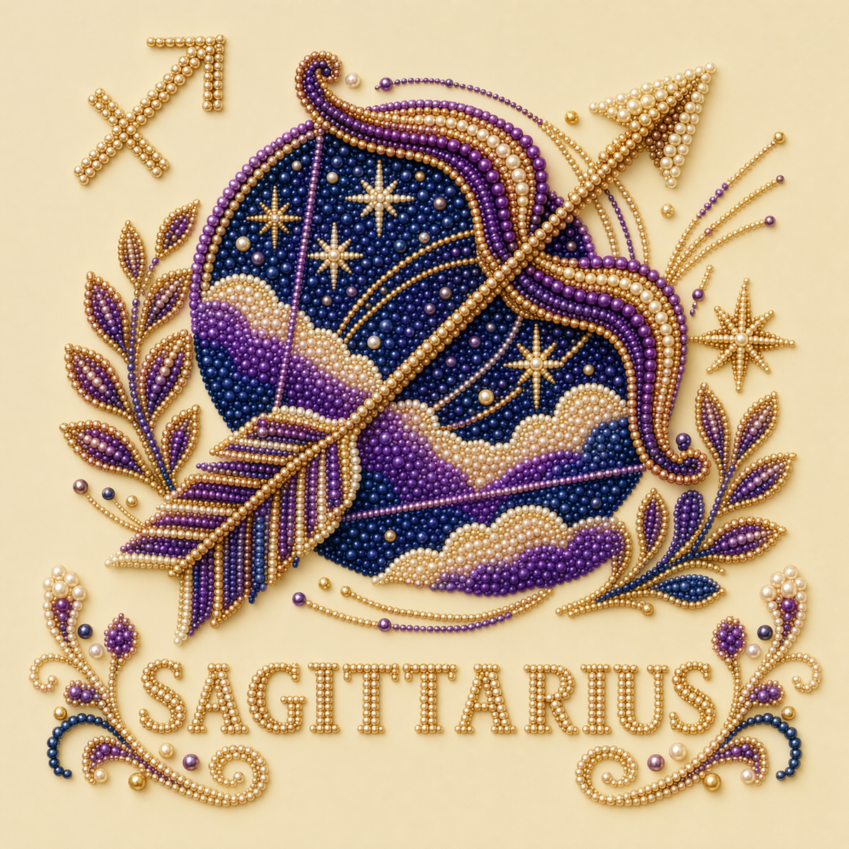 ✨ Pick Your Sign & Create It – Zodiac Pearl Painting DIY Kit | 12 Unique Designs