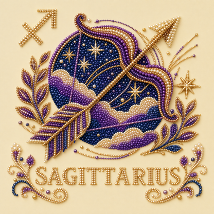 ✨ Pick Your Sign & Create It – Zodiac Pearl Painting DIY Kit | 12 Unique Designs
