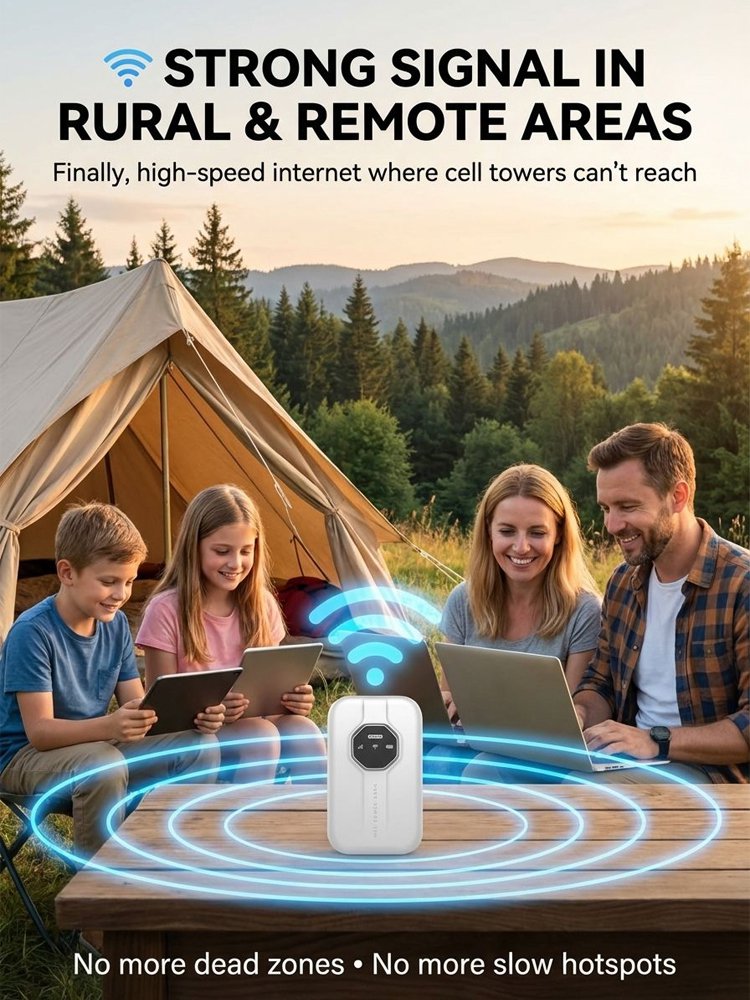 🏅100K+ Sold 🔥🌍 Global Portable Wi-fi – No Contract, No Hidden Fees
