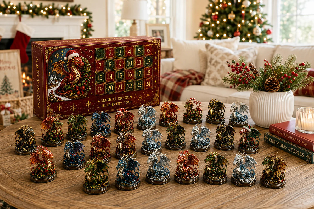 🐉 24 Days of Dragons Advent Calendar – 24 Unique Dragons, 24 Magical Christmas Surprises 🎄✨