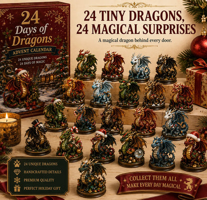 🐉 24 Days of Dragons Advent Calendar – 24 Unique Dragons, 24 Magical Christmas Surprises 🎄✨