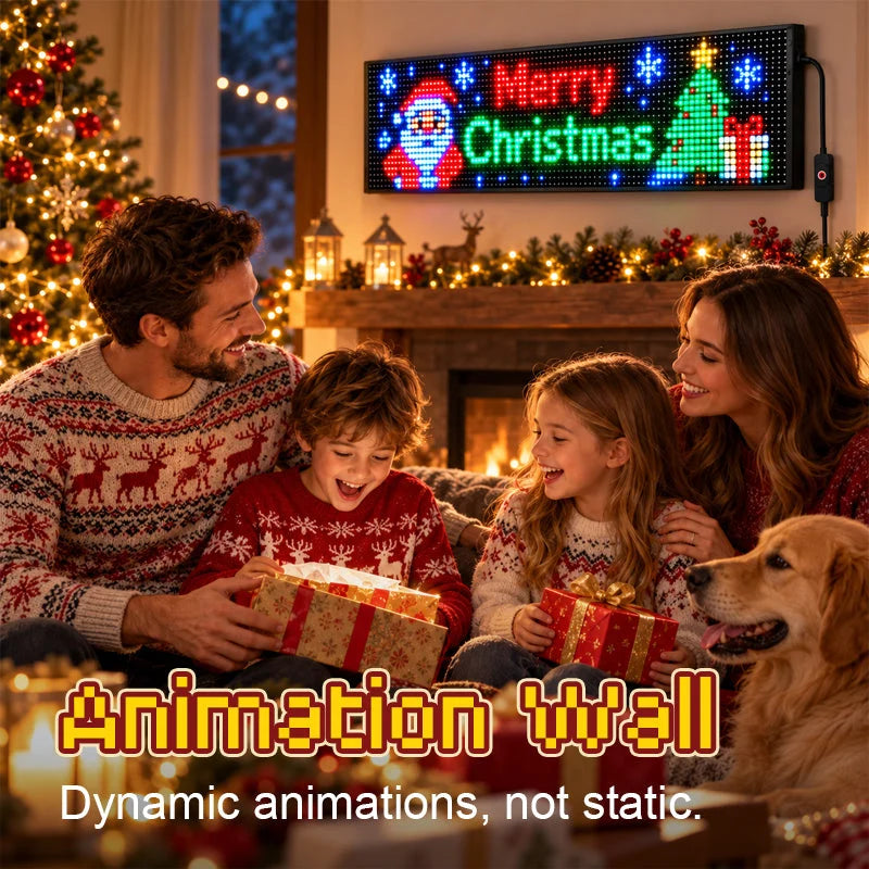 Smart App-controlled Christmas Led Pixel Display
