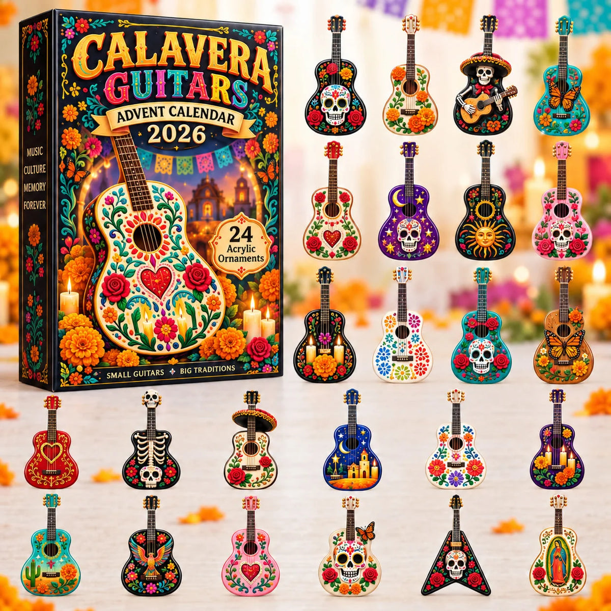 🎻DAY OF THE DEAD KICKOFF 49% OFF🔥 - Calavera Guitars Advent Calendar 2026🎻