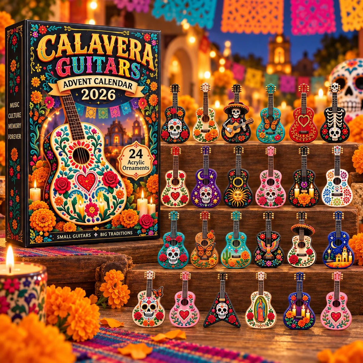 🎻DAY OF THE DEAD KICKOFF 49% OFF🔥 - Calavera Guitars Advent Calendar 2026🎻