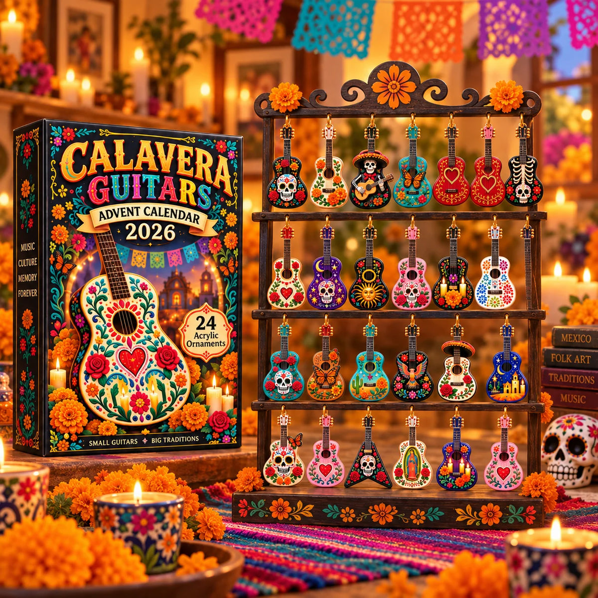 🎻DAY OF THE DEAD KICKOFF 49% OFF🔥 - Calavera Guitars Advent Calendar 2026🎻