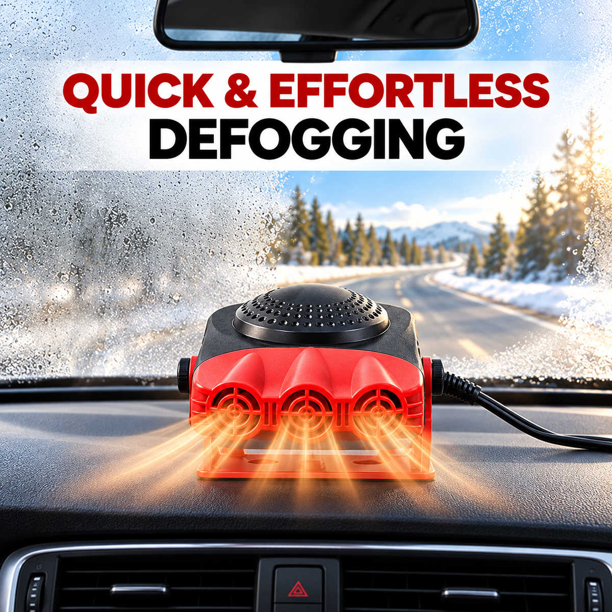 🚗Portable Dual Mode Windshield Defogger For Car, Jeep, Trucks