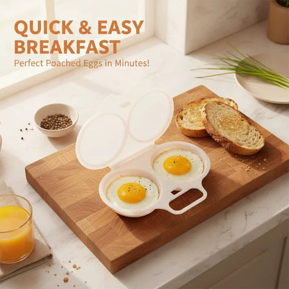 ⚡ Microwave Egg Poacher – Perfect Eggs in Minutes