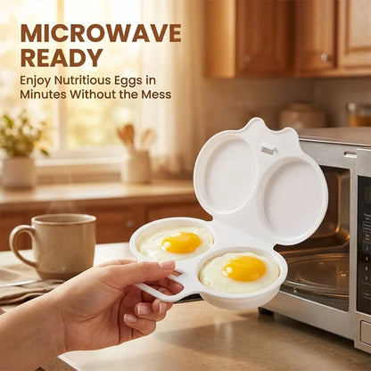 ⚡ Microwave Egg Poacher – Perfect Eggs in Minutes