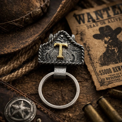 🗝️Personalized Western Initial Key Clip🔥🔥🔥