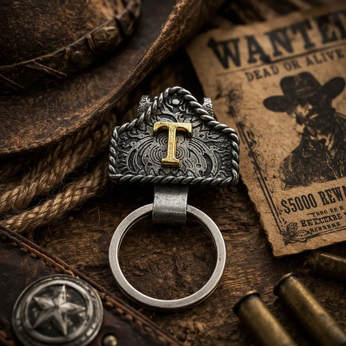 🗝️Personalized Western Initial Key Clip🔥🔥🔥