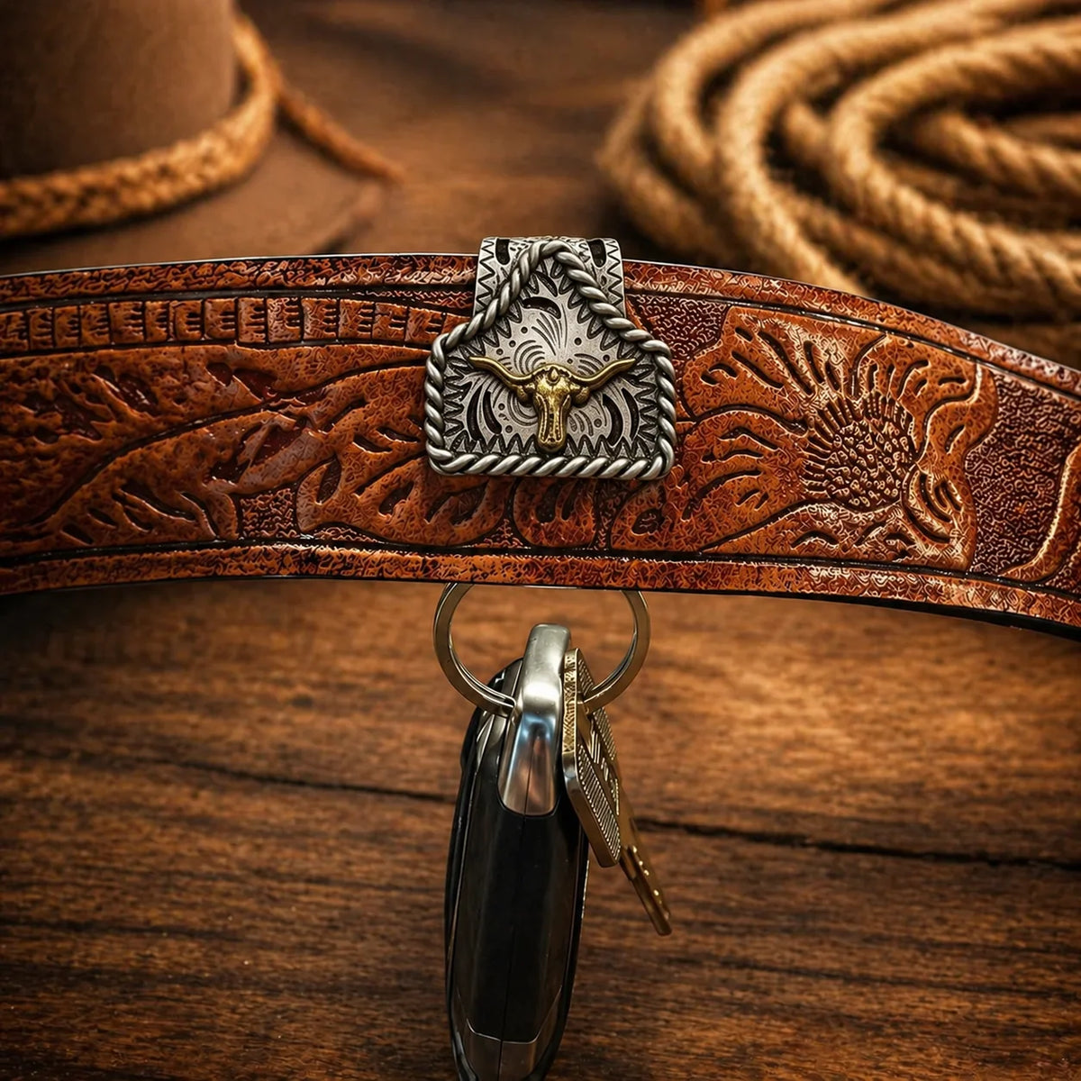 🗝️Personalized Western Initial Key Clip🔥🔥🔥