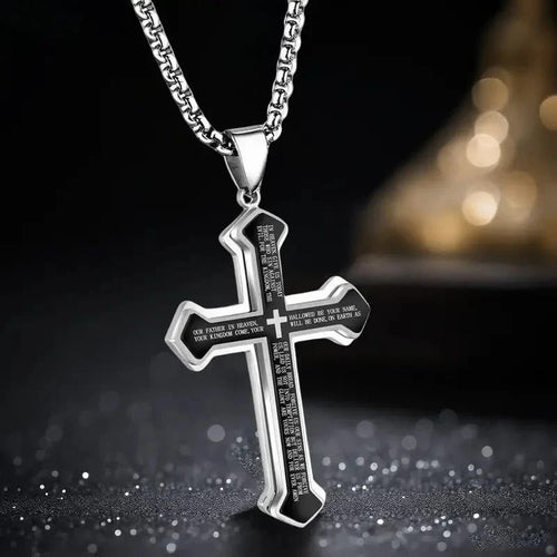 ✝️Last Day 50% OFF🔥 Lord's Prayer Cross Necklace