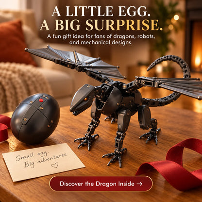 🔥HOT SALE 49% OFF🥚🐉 DragonMorph – Egg to Dragon Transforming Mechanical Toy