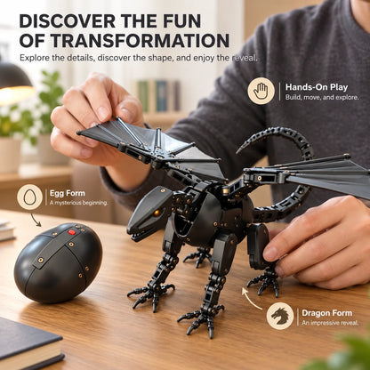 🔥HOT SALE 49% OFF🥚🐉 DragonMorph – Egg to Dragon Transforming Mechanical Toy