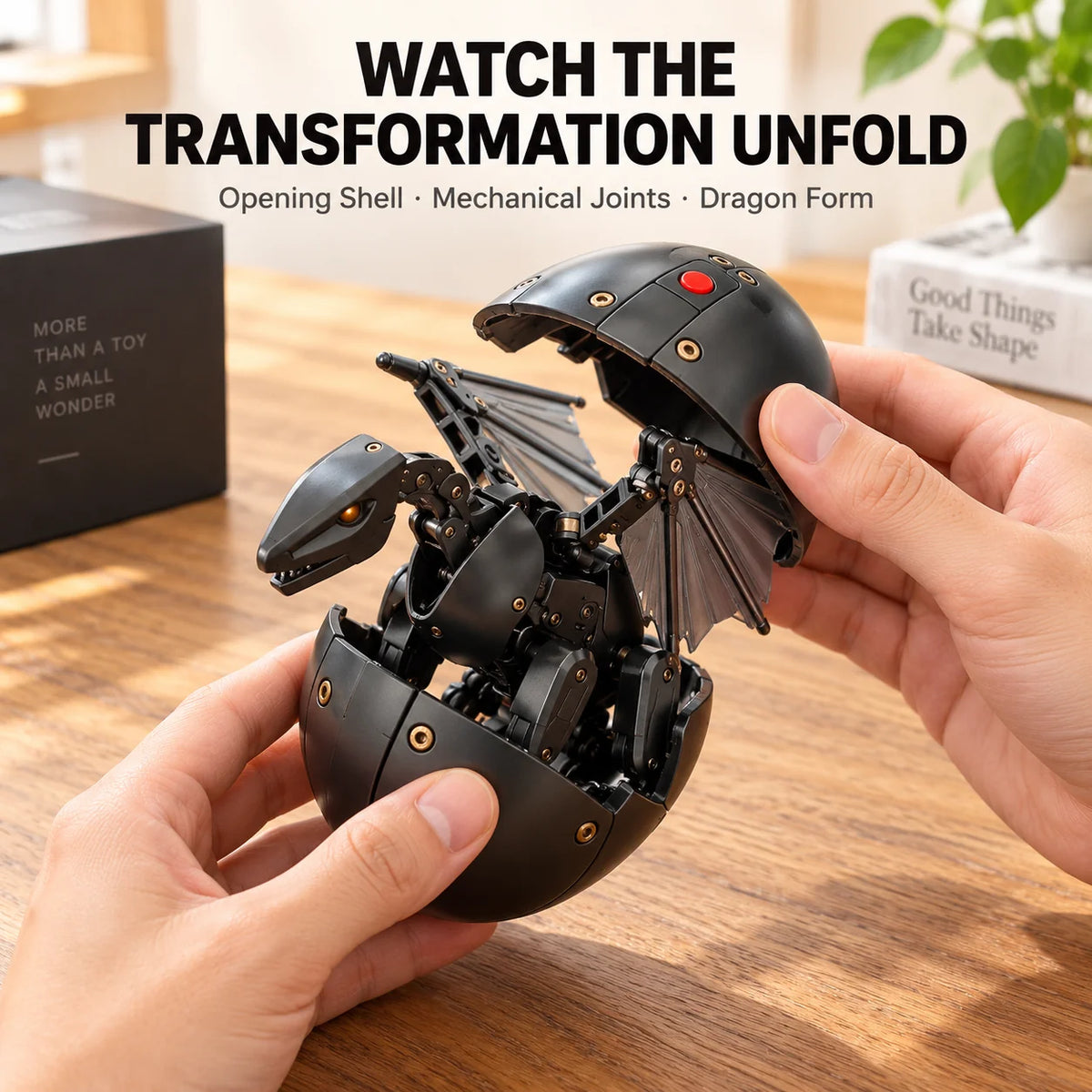 🔥HOT SALE 49% OFF🥚🐉 DragonMorph – Egg to Dragon Transforming Mechanical Toy