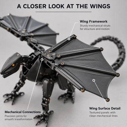 🔥HOT SALE 49% OFF🥚🐉 DragonMorph – Egg to Dragon Transforming Mechanical Toy