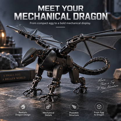 🔥HOT SALE 49% OFF🥚🐉 DragonMorph – Egg to Dragon Transforming Mechanical Toy