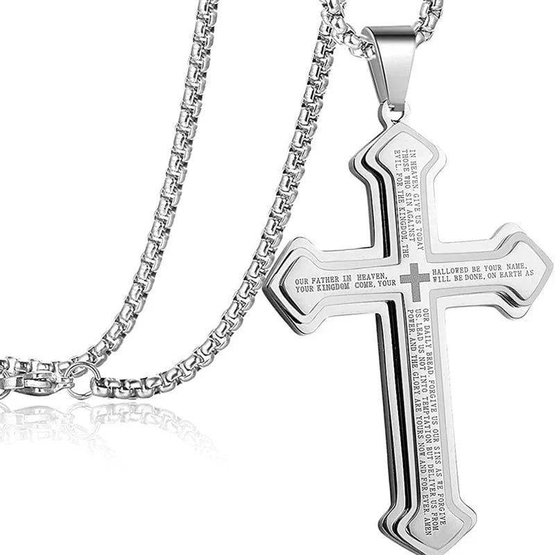 ✝️Last Day 50% OFF🔥 Lord's Prayer Cross Necklace