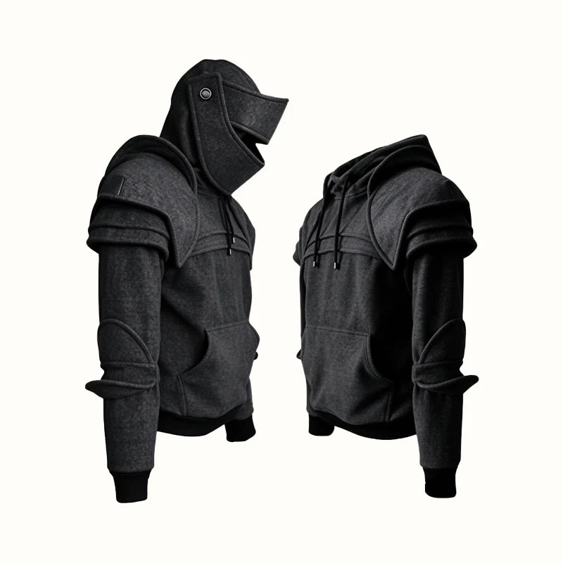 🛡️ Knight Cosplay Hoodie – Medieval Fantasy Streetwear Pullover!