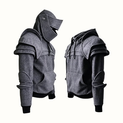 🛡️ Knight Cosplay Hoodie – Medieval Fantasy Streetwear Pullover!