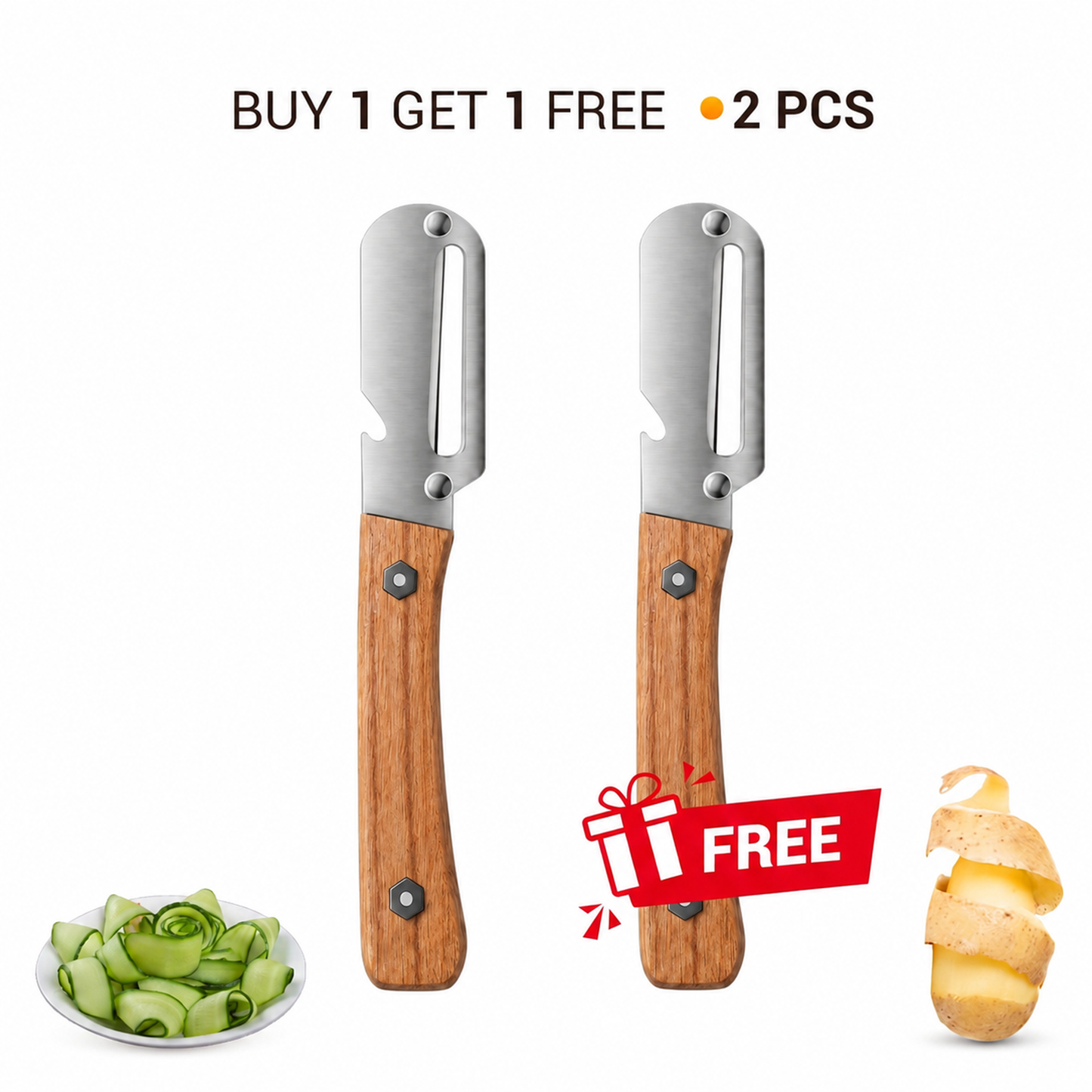 🌎Ends Today: 70% OFF!🔥✨Buy 1 Get 1 Free✨Multi-Functional Vegetable Peeler for Kitchen