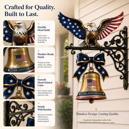 🔔 Ring in the Semiquincentennial: 1776-2026 "Spirit of Liberty" Eagle Bell