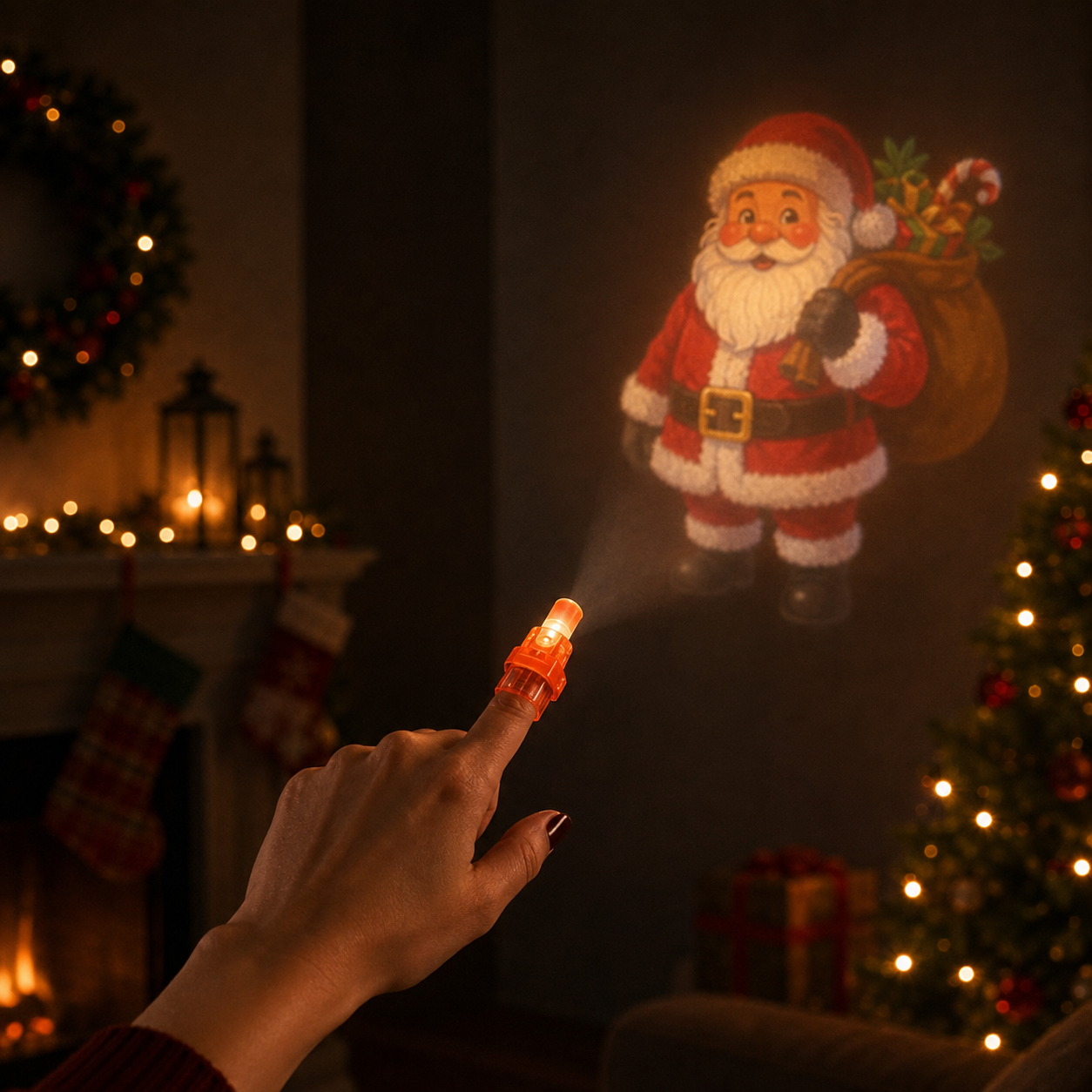 🎄Christmas Finger Projector Lights （16 PCS）– Mini Pattern Projector
