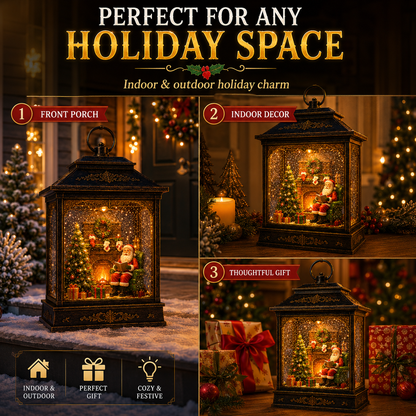 🌎Ends Today: 70% OFF!🔥🎅 Santa’s Magical Fireplace Lantern-🎄 Bring the Magic of Christmas Home