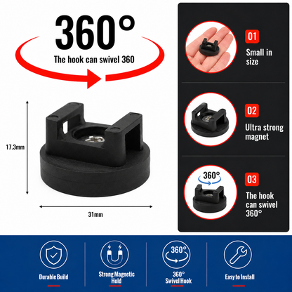 🌎Ends Today: 70% OFF!🔥Heavy-Duty Magnetic Cable Tie Mounts