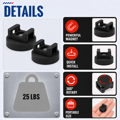 🌎Ends Today: 70% OFF!🔥Heavy-Duty Magnetic Cable Tie Mounts