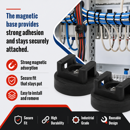 🌎Ends Today: 70% OFF!🔥Heavy-Duty Magnetic Cable Tie Mounts