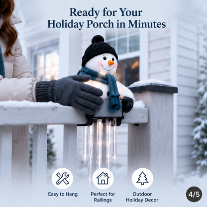 🔥 Today 49% OFF - ⛄❄️WinterGlow Snowman Icicle Light Decor