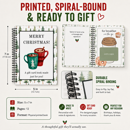 Buy multiple offers🔥 Festive Christmas Gift Card Book – Ideal Holiday Present