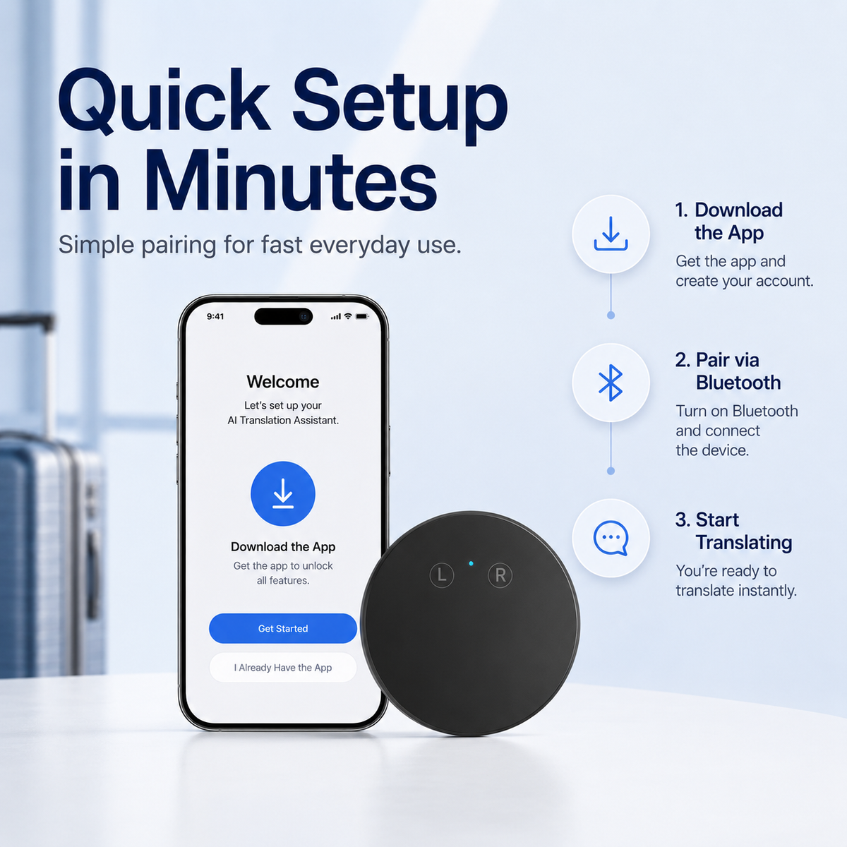 🔥LAST DAY 49% OFF🌍 AI Translator – 165+ Languages | Two-Way Voice for Work & Everyday Life