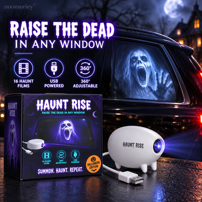 🎃 Halloween Window Projector 👻 12 Spooky Films USB Powered Holiday Decor