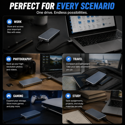 🔥 LAST DAY 50% OFF-Portable External SSD – Protect Your Photos, Videos & Important Files